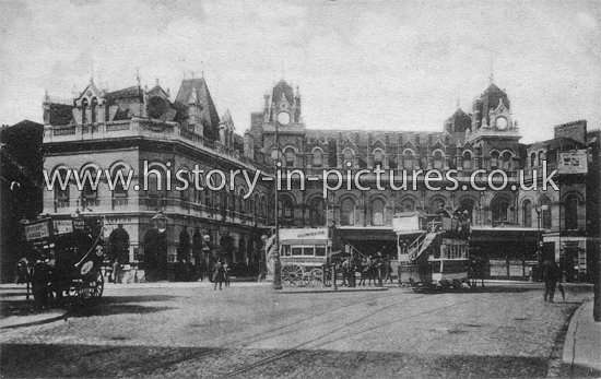 Highbury Station, Highbury, London, c.1912.